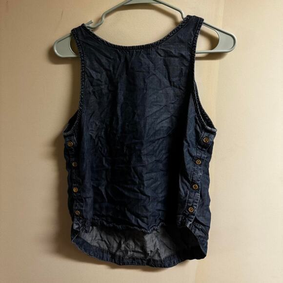 Cloth and Stone Denim Tank Top Size Small with button sides - Picture 1 of 6